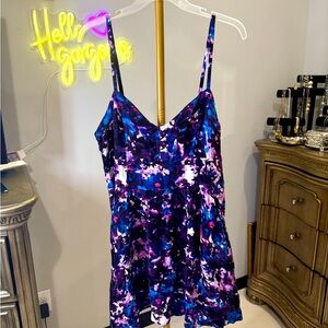 Express Fitted Camisole in Blue and Purple
